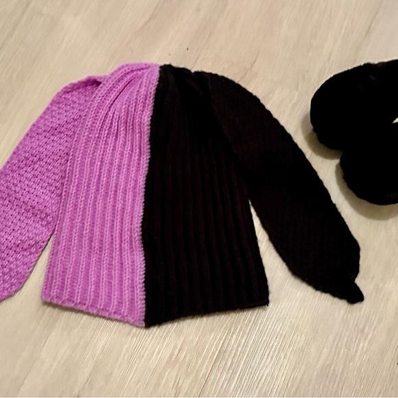 Women’s Winter Bundle - Cozy Beanie & Plush Black Earmuffs - Cute & Warm - Picture 15 of 15